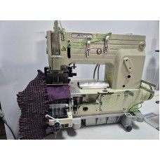 ANYSEW AS-1412PQD промислова 12-голкова машина ланцюжкового стібка з можливістю вшивання нитки-гумки в шов