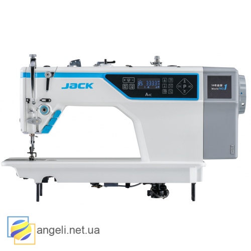 JACK A4C-CHL-7 промышленная швейная машина с автоматикой для средних и тяжёлых тканей с увеличенным челноком, стежок до 7мм