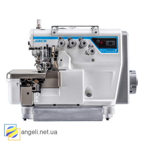 Jack E5-4-M03/333 Промышленный оверлок 4 х ниточный со встроенным сервомотором
