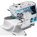 Промышленный четырехниточный оверлок Jack C5C-4-M03/333 с автоматикой и с умной системой подачи ткани Rhino