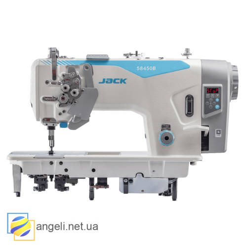 Двухигольная швейная машина Jack JK-58420B-A-005C-Y для средних и тяжелых материалов