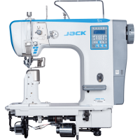 Jack S5-91 Колонковая швейная машина с роликовым типом продвижения, верхней и нижней подачей и автоматикой