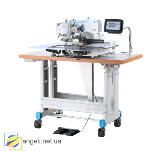 JACK JK-T3520MA-F31S1-D промышленный карманный автомат для производства прорезных карманов и планки поло, с устройством лазерной обрезки