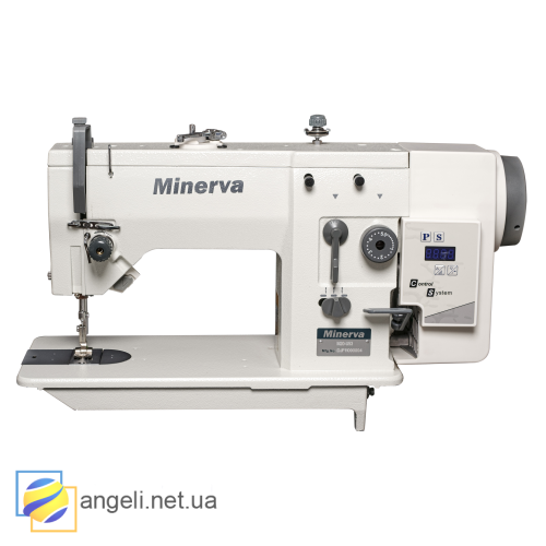 Minerva M20U53 промислова швейна машина зиг-заг на два проколи для середніх матеріалів