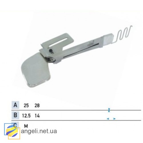 Приспособление для окантовки бейкой в два сложения UMA-402