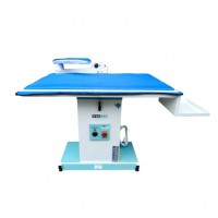 Wermac C300 Professional промисловий прасувальний стіл з підігрівом поверхні, вакуумним відсмоктуванням повітря та рукавом