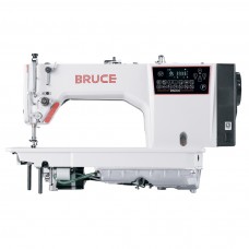 Bruce R6000-D промислова швейна машина з закритим масляним картером, електронним регулюванням довжини стібка, руху зубчатої рейки та підйомника лапки