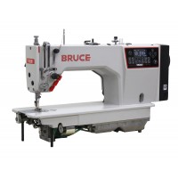BRUCE R6000-D промышленная швейная машина с закрытым масляным картером, электронной регулировкой длины стежка, движения зубчатой ​​рейки и подъемника лапки