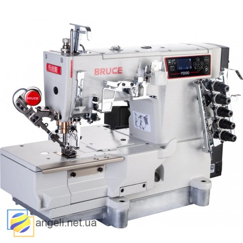 BRUCE BRC P5000-UT-01GBx356 Плоскошовна машина з плоскою платформою і автоматичними функціями