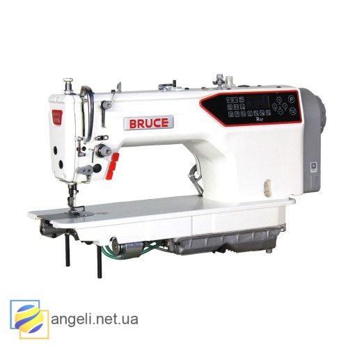 BRUCE R6F-E безпосадочна промислова швейна машина з голковим просуванням матеріалу, для легких та середніх тканин, з закритим масляним картером та автоматичними функціями