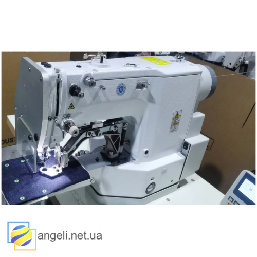 GOLDEN LEAD GL-430D-CF закрепочная швейная машина для изготовления вентиляционных отверстий (пробивка +обметка)