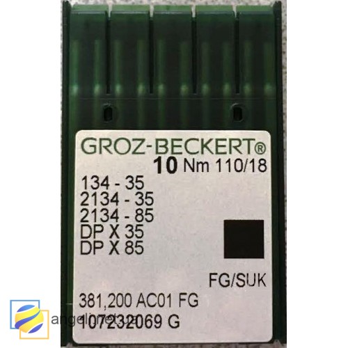 Игла Groz-Beckert 134-35, 2134-35, DPx35 FFG для колонковых машин 10 шт/уп