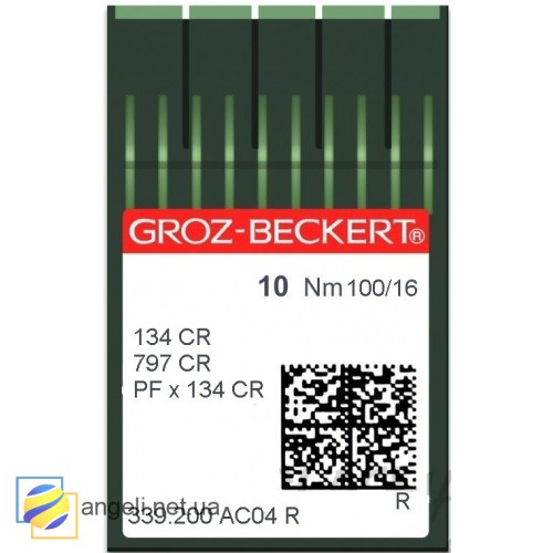 Игла Groz-Beckert 134CR, 797CR, PFx134CR 10 шт/уп