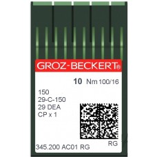 Голка Groz-Beckert 150, 29-C-150, 29DEA, CPx1 для імітації ручного стібка 10 шт / уп