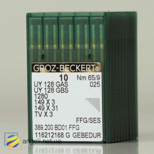 Голка Groz-Beckert UY128GAS FFG GEBEDUR трикотажна позолочена на распошивалки 10 шт / уп