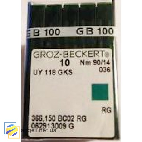 Голка Groz-Beckert UY118GKS розпошивальна 10 шт / уп