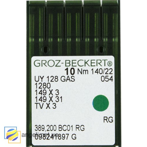 Игла Groz-Beckert UY128GAS, 1280, 149x3 для распошивальных машин 10 шт/уп