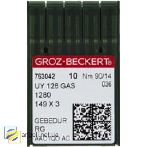 Голка Groz-Beckert UY128GAS SAN 6 GEBEDUR поліпшена розпошивальна для джинсу 10 шт / уп