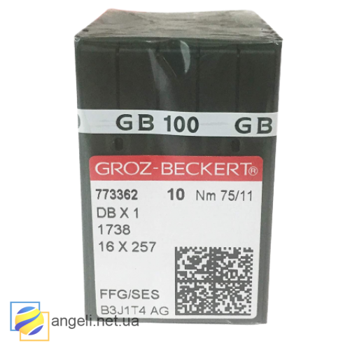 Голка Groz-Beckert DBx1 FFG/SES Закруглена для трикотажних тканин