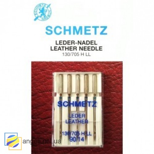 Игла Schmetz LEATHER 130/705 H LL VDS №80,90,100,110,120 для кожи
