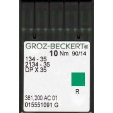 Игла Groz-Beckert 134-35, 2134-35, DPx35 для колонковых машин 10 шт/уп