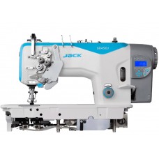 Jack JK-58450J Двухигольная швейная машина с автоматикой, отключением игл и прямым приводом