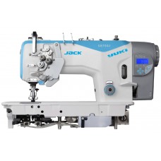 Jack JK-58720J  Двухигольная швейная машина с автоматикой, увеличенными челноками