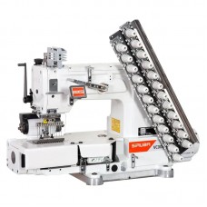 Siruba VC008-12064P/VSC Дванадцятиголкова машина ланцюгового стібка для шиття еластичною ниткою (спандекс)