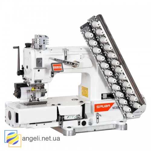 Siruba VC008-12064P/VSC Дванадцятиголкова машина ланцюгового стібка для шиття еластичною ниткою (спандекс)