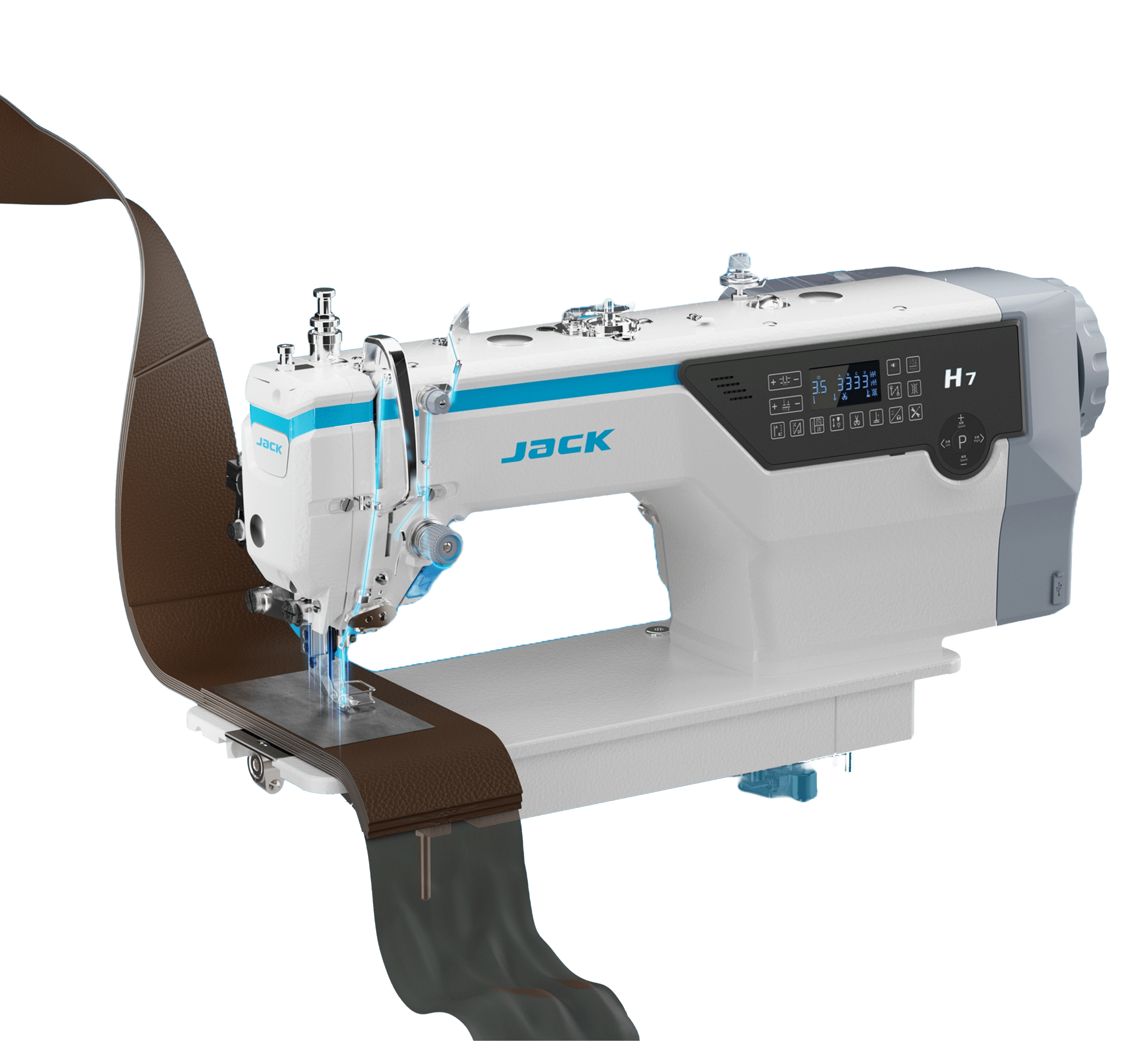 Jack H7-C в работе с кожей и многослойными материалами