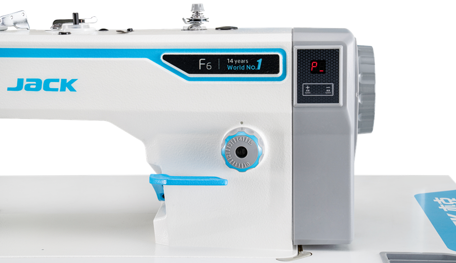 Jack F6 — регулювання довжини стібка та точна подача матеріалу